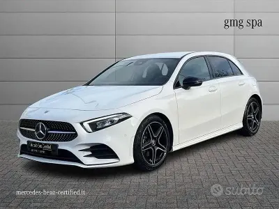 Usata Mercedes A180 Premium 116 CV (85 kW) 2022 Bianco Berlina