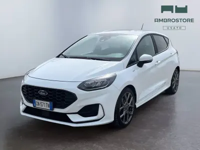 Second-hand Ford Fiesta ST-Line 125 CP (91 kW) 2023 Alb Hatchback