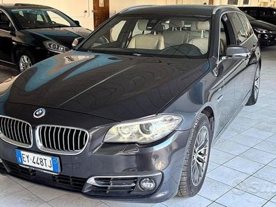 Begagnad BMW 520 Luxury Line 190 HK (139 kW) 2015 Svart Kombi