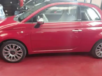 Usata Fiat 500C Lounge 69 CV (50 kW) 2009 Rosso Cabrio