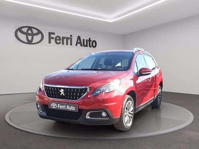Usata Peugeot 2008 Active 100 CV (73 kW) 2018 Rosso SUV