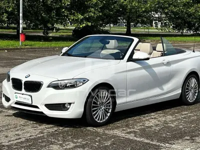 Usata BMW 218 Advantage 150 CV (110 kW) 2015 Bianco Cabrio