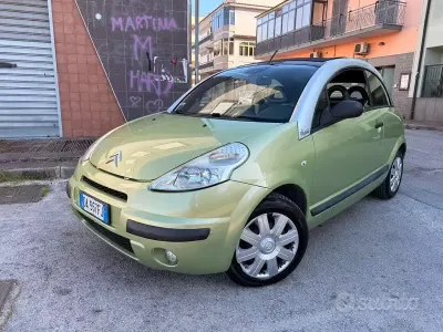 Usata Citroën C3 Pluriel 68 CV (50 kW) 2007 Verde Cabrio