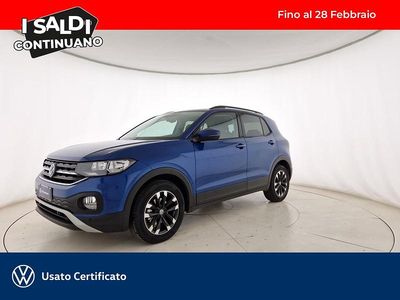 Reef blue metallizzato Usata 2022 VW T-Cross Style SUV | 17.900 € (Buon prezzo)