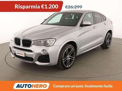 Usata BMW X4 Sport Line 190 CV (139 kW) 2018 Argento SUV
