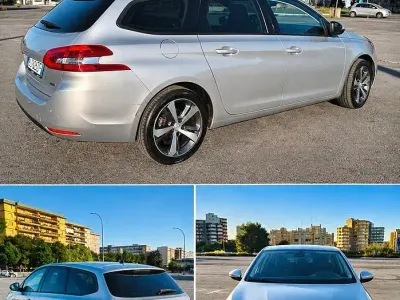 Begagnad Peugeot 308 SW Allure 120 HK (88 kW) 2016 Grå Kombi