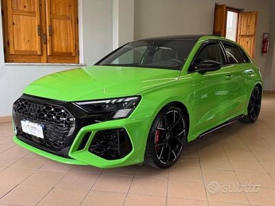Usata Audi RS3 400 CV (294 kW) 2024 Verde Berlina