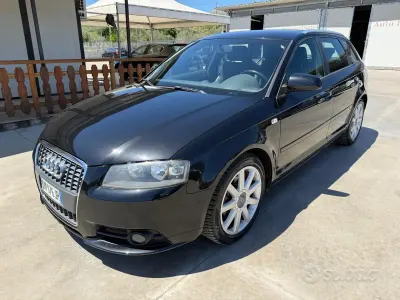Occasion Audi A3 S-Line 140 PK (102 kW) 2008 Zwart Hatchback