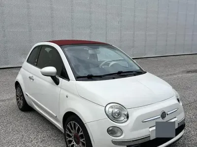 Usata Fiat 500 75 CV (55 kW) 2010 Bianco Cabrio