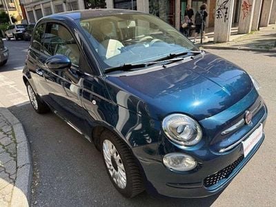 Usata Fiat 500 Lounge 69 CV (50 kW) 2019 Blu/azzurro Utilitaria