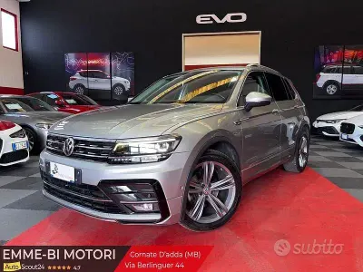 Usata VW Tiguan R-line 150 CV (110 kW) 2019 Grigio SUV