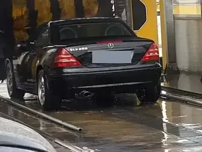 Usata Mercedes SLK200 163 CV (119 kW) 2001 Nero Cabrio