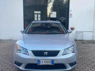 Usata Seat Leon ST Business 105 CV (77 kW) 2014 Grigio Station wagon
