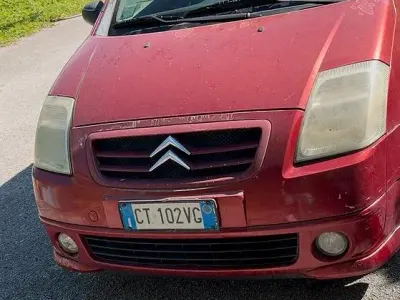 Usata Citroën C2 VTR Sport 68 CV (50 kW) 2005 Rosso Utilitaria