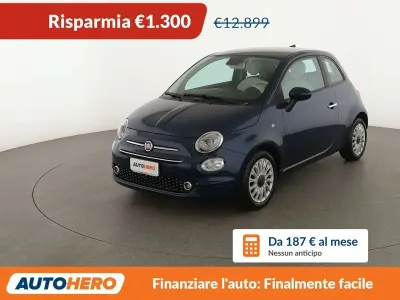Usado Fiat 500 Lounge 69 CV (50 kW) 2020 Azul Berlina