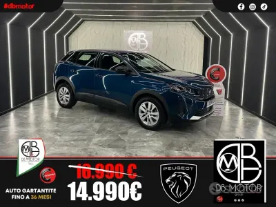 Usata Peugeot 3008 Allure 131 CV (96 kW) 2022 Blu SUV