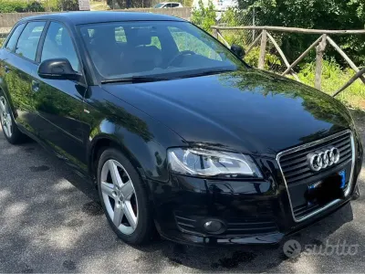 Usata Audi A3 Attraction 140 CV (102 kW) 2009 Nero Utilitaria