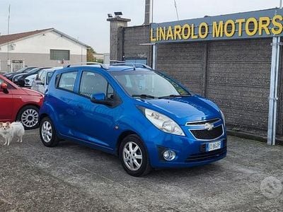 Usata Chevrolet Spark LT 82 CV (60 kW) 2010 Blu Utilitaria