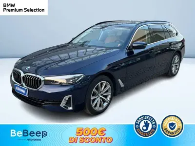 Usata BMW 520 Luxury Line 190 CV (139 kW) 2021 Blu metallizzato Station wagon