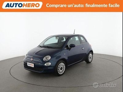 Usata Fiat 500 Lounge 70 CV (51 kW) 2019 Blu Utilitaria