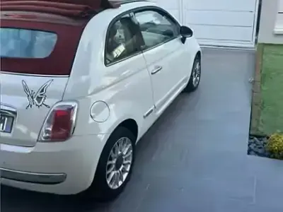Usado Fiat 500 75 CV (55 kW) 2010 Blanco Descapotable