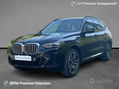 Usata BMW X3 M Sport 190 CV (139 kW) 2022 Nero / pastello SUV