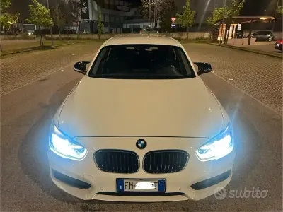 Usata BMW 118 Sport Line 150 CV (110 kW) 2018 Bianco Utilitaria
