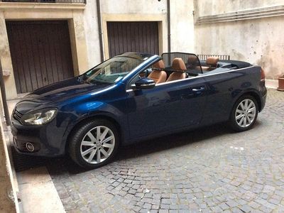 Usata VW Golf Cabriolet 105 CV (77 kW) 2011 Blu Cabrio
