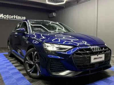 Brugt Audi A3 S-Line 116 HK (85 kW) 2025 Blå Sedan
