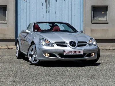 Usata Mercedes SLK350 272 CV (200 kW) 2005 Iridium metalizzato Cabrio