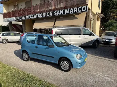 Usata Fiat Seicento Active 54 CV (39 kW) 2004 Blu Utilitaria