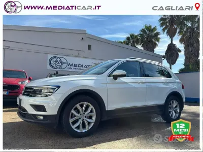 Usata VW Tiguan Advance 150 CV (110 kW) 2018 Bianco SUV
