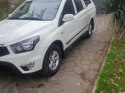 usata Ssangyong Actyon 2.0 e-XDi 4WD PICK-UP 5 POSTI 4X4 COLORE BIANCO