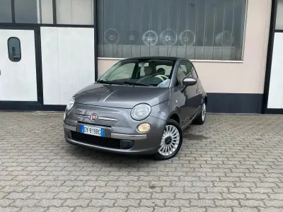 Usata Fiat 500 Lounge 69 CV (50 kW) 2009 Grigio Cabrio