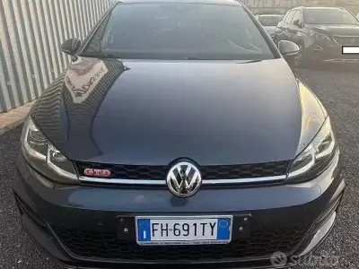 Usata VW Golf VII GTD 184 CV (135 kW) 2017 Grigio Berlina