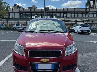 Usata Chevrolet Aveo 84 CV (61 kW) 2009 Rosso Berlina