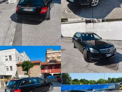 Usata Mercedes C220 Avantgarde 170 CV (125 kW) 2012 Nero Station wagon