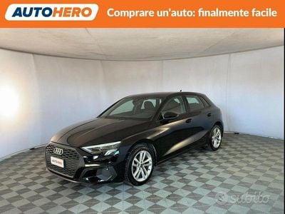 Usata Audi A3 150 CV (110 kW) 2022 Nero Berlina