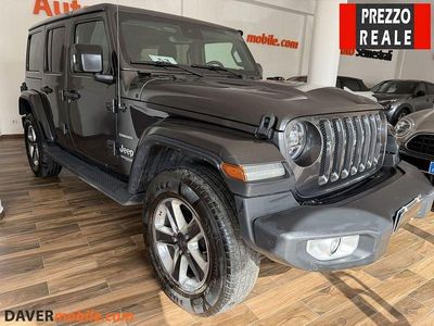 Usata Jeep Wrangler Unlimited Sahara 200 CV (147 kW) 2021 Grigio scuro SUV