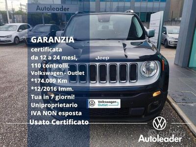 usata Jeep Renegade 1.6 Mjt 120 CV Limited