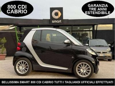 Usata Smart ForTwo Cabrio Passion 45 CV (33 kW) 2008 Eca black tridion silver met. Cabrio