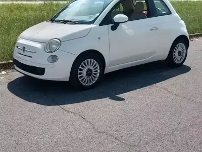 Begagnad Fiat 500 Pop 69 HK (50 kW) 2009 Vit Cab