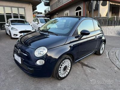 Begagnad Fiat 500C Lounge 69 HK (50 kW) 2010 Blå Cab