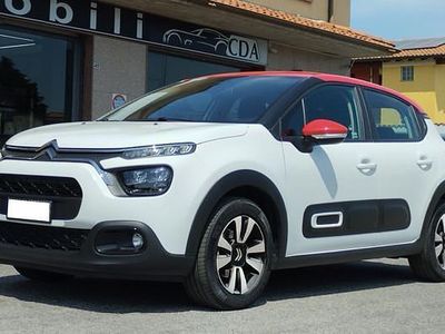 Usata Citroën C3 Shine 83 CV (61 kW) 2023 Bianco  tetto rosso Utilitaria