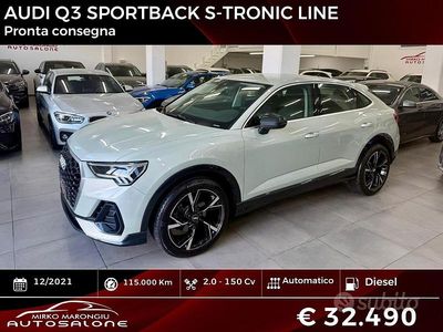 Usata Audi Q3 S-Line 150 CV (110 kW) 2021 Bianco SUV