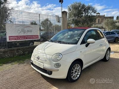 Usata Fiat 500C Lounge 69 CV (50 kW) 2010 Bianco Cabrio