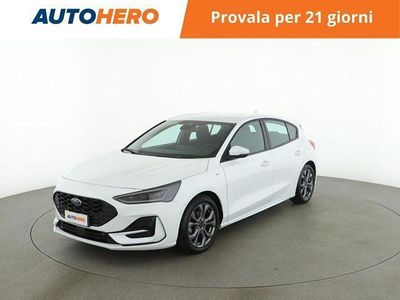 Bianco Usata 2023 Ford Focus ST-Line Berlina | 19.499 € (Buon prezzo)