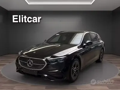 Usata Mercedes E220 AMG Line Premium 197 CV (144 kW) 2024 Nero Station wagon