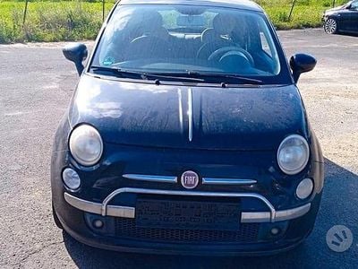 Usata Fiat 500 Lounge 69 CV (50 kW) 2009 Nero Cabrio