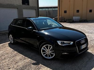 Usata Audi A3 S-Line 105 CV (77 kW) 2016 Nero Berlina